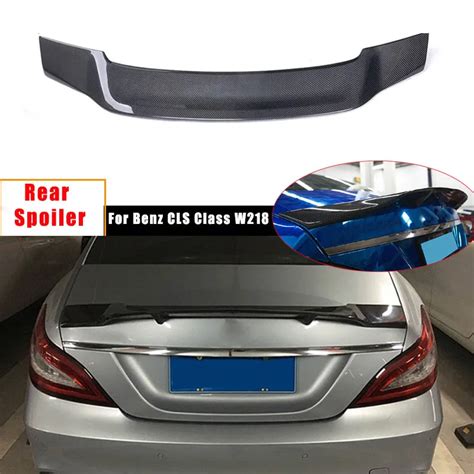 Alerón trasero de fibra de carbono para mercedes benz CLS Class W218