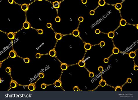 Molecule Structure Science Background Hydrocarbon Molecules Stock Illustration 1062159803