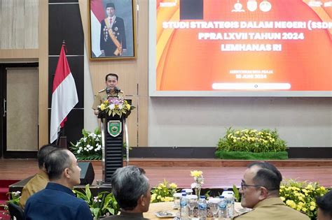 Di Hadapan Peserta SSDN Lemhanas Pj Gubernur Sumsel Paparkan Program