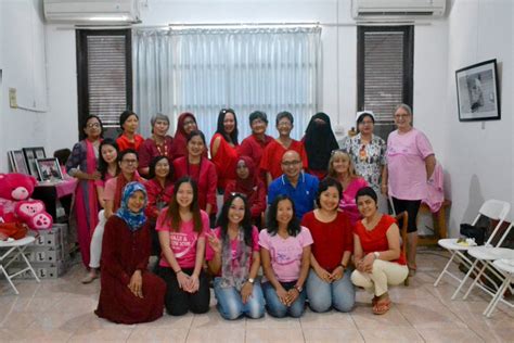 Bali Pink Ribbon Support Group Gathering With Skb Bali Pink Ribbon