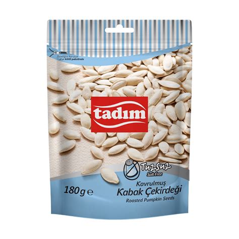 Tadım Kavrulmuş Tuzsuz Kabak Çekirdeği 180 G Migros