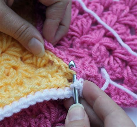 Coffee And Crochet Crochet Square Joining Technique