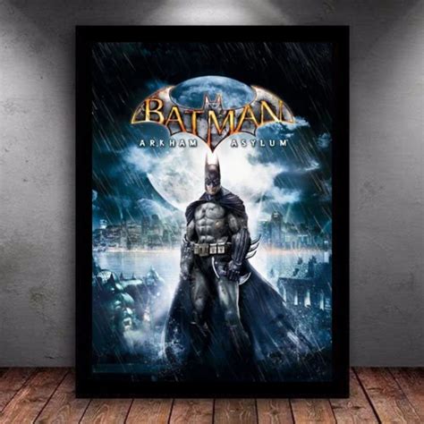 Quadro A4 Batman Arkham Games Elo7 Produtos Especiais