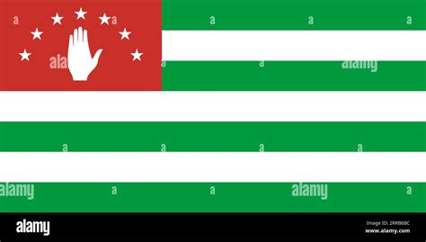 Bangkok Thailand Vector Illustration Flag Of Abkhazia For Continue