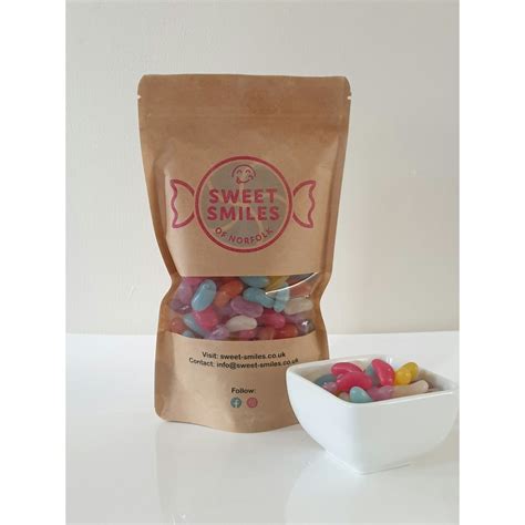 Sweet Smiles Jelly Bean Sweet Pouch 200g Jarrolds Norwich