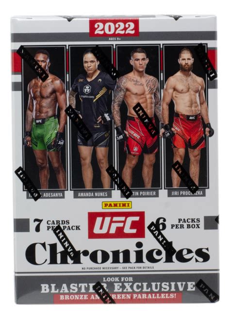 Panini Chronicles Ufc Blaster Box With Packs Pristine Auction