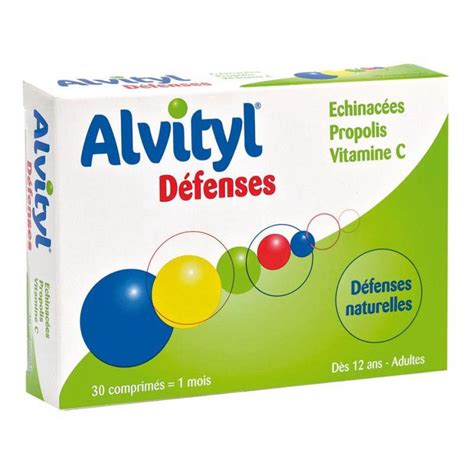 Alvityl Defenses Echinacées Propolis Vitamine C Boite30 Pharm