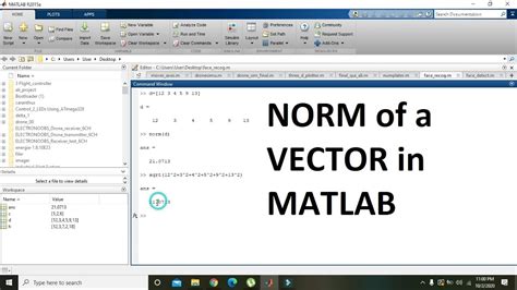 How To Take Norm Of A Vector Matrix In Matlab How To Find Norm Of A