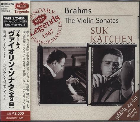 Brahms Violin Sonatas By Josef Suk Amazon Co Uk CDs Vinyl