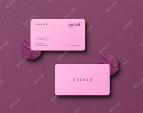 Premium Psd Elegant Business Card Mockup