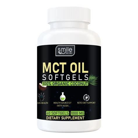 Smile Secrets Mct Oil Mg Medium Chain Triglycerides