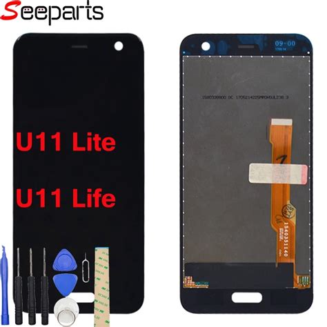 Tested New Black For Htc U Lite Life Lcd Display Touch Screen