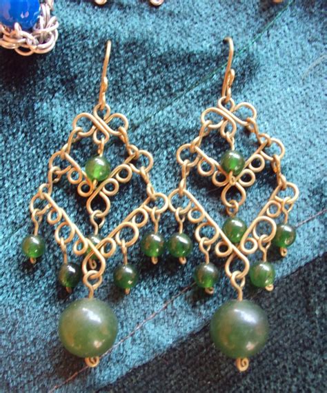 Pin De Macbec Creations En Earrings To Make Joyer A De Alambre Hecho