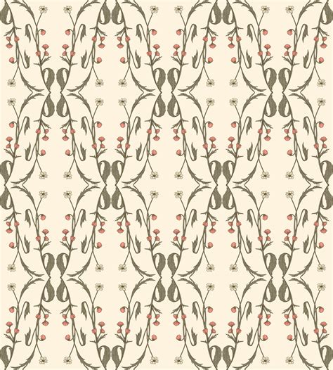 Symmetrical botanical pattern with floral 40181789 Vector Art at Vecteezy