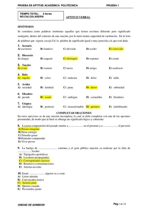 Realidades 2 Examen Del Capítulo 1a Answer Key