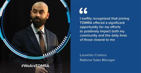 Wearetomra Meet Laurentiu Croitoru National Sales Manager Tomra