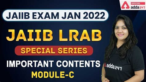 Jaiib Exam January Jaiib Lrab Special Series Important