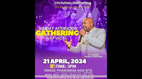 Pastor Z Namba Christian Gathering Healing Service Youtube