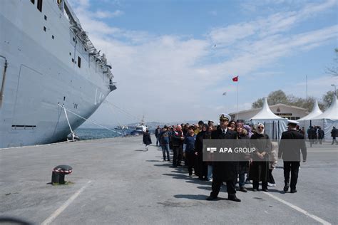 World S First Uav Ship Tcg Anadolu Faces Influx Of Visitors Photo