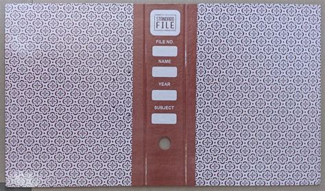 cardboard paper mini box file  office paper size fullscape