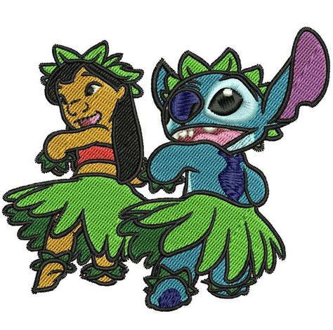 Instant Download Machine Embroidery Designs Lilo And Stitch Etsy