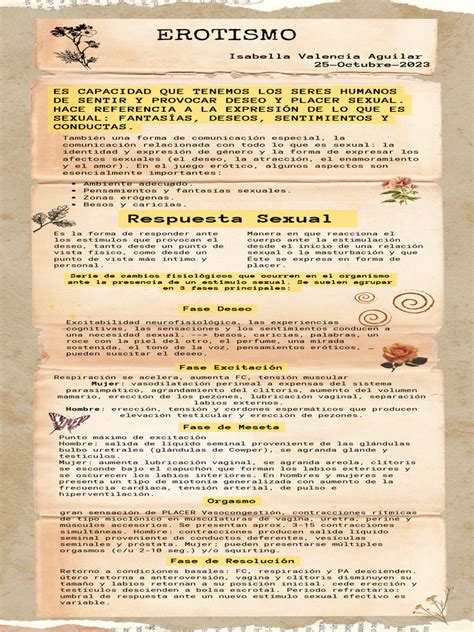 O Que E Erotismo - Infografía de Erotismo | PDF | Orgasmo | La sexualidad humana