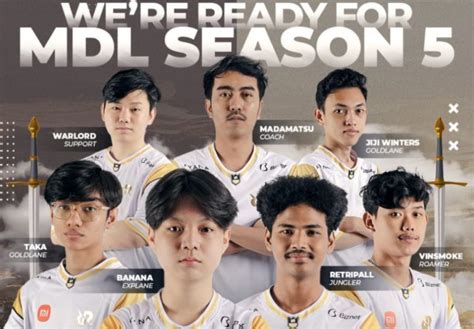 RRQ Sena Umumkan Roster MDL Season 5 Ada Yang Promosi Ke MPL