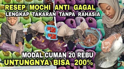 RESEP MOCHI VIRAL ANTI GAGAL DIAJARI PEDAGANG CARA BUATNYA DENGAN