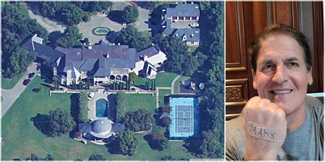 Billionaire Mark Cuban's Dallas mansion looks massive even when seen ...