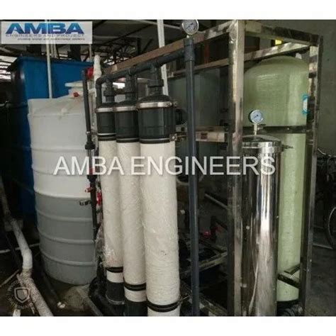 Microfiber Activated Carbon Filters Mild Steel Ultra Filtration Plant