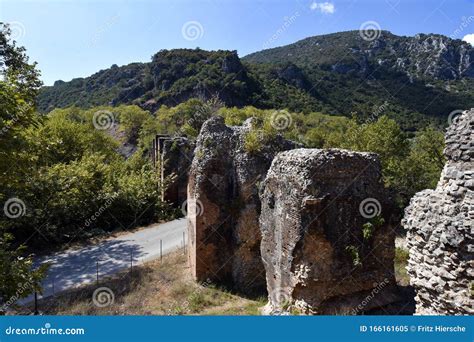 Greece Epirus Roman Aqueduct Stock Image Image Of History Greece