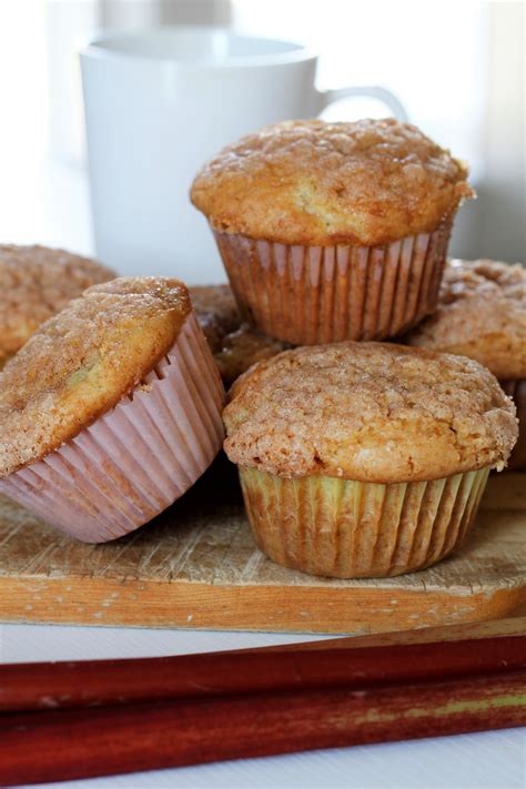 Rhubarb Muffins - Pallet and Pantry