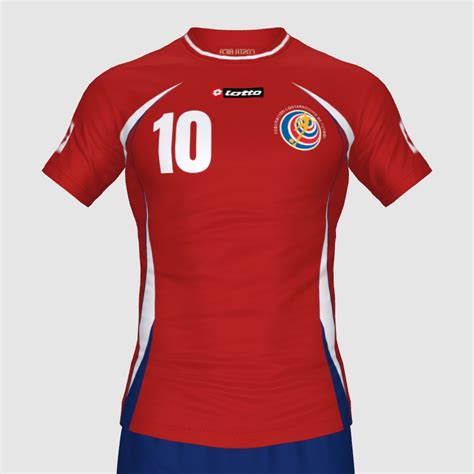 Costa Rica Home Kit Copa America Inspired Fifa Kit Creator