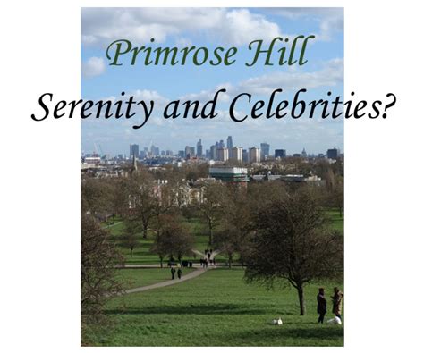 Primrose Hill: Serenity and Celebrities?