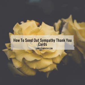 Sympathy Thank You Cards – Simple Sympathy