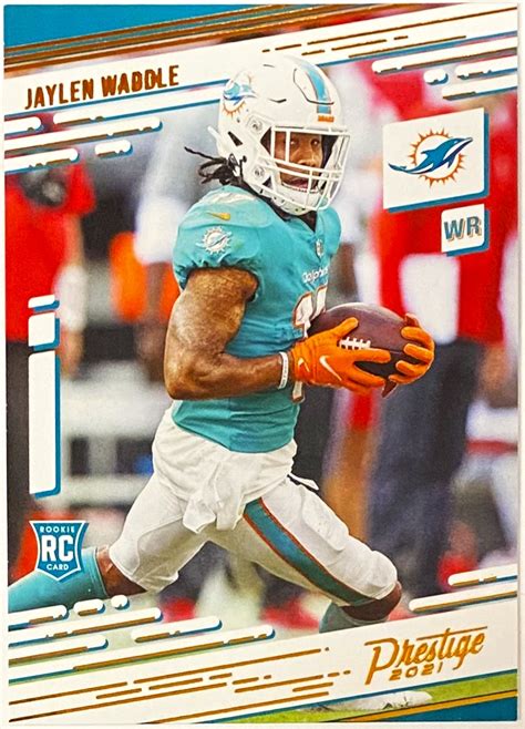 Jaylen Waddle Panini Chronicles Prestige Football Miami Dolphins