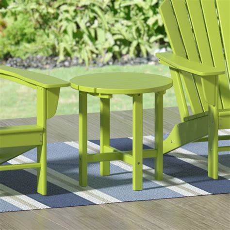 Green Plastic Garden Side Table - Garden Design Ideas