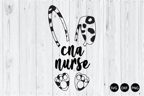 Easter Bunny Cna Nurse Svg Nursing Life Svg Easter Day Svg