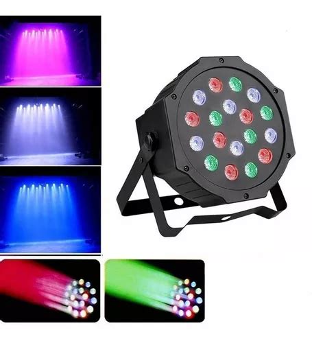 Tacho Luces Led Audioritmico Rgb 18w Dmx Dj Eventos Disco MercadoLibre