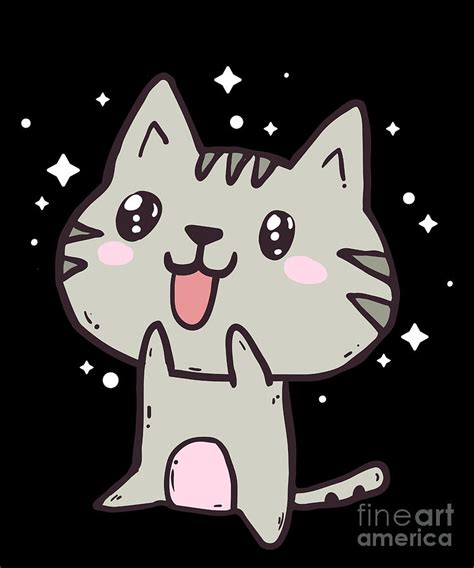 Cute Derpy Cat Drawing - Warrior Wallpaper