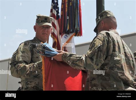 Lt Col Bruce Bredlow And Command Sgt Maj Neil Sartain Command Team