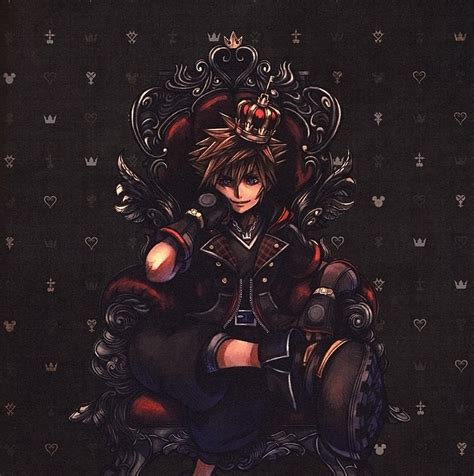 Kingdom Hearts Crown Art Minitokyo