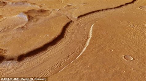 Rivers On The Red Planet Astonishing New Pictures Reveal A 1500km