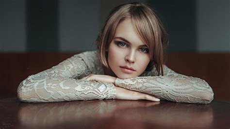 Beautiful Anastasia Scheglova By Georgy Chernyadyev Wallpaper