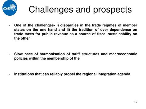 Ppt Regional Integration Schemes In Africa Some Lessons From Comesa