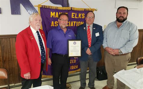 Maine Elks Name Presque Isle Man Volunteer Of The Year The County