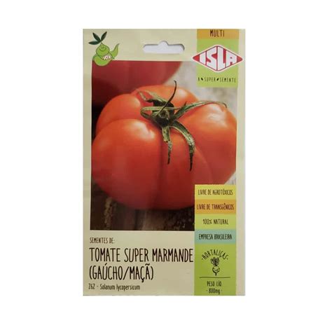 Sementes de Tomate Super Marmande Gaúcho Maçã 250mg Isla AgropetWeb