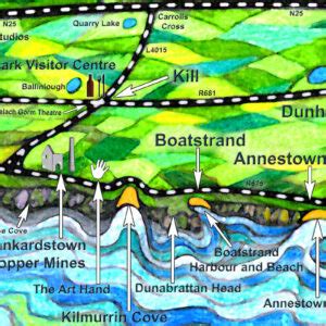 The Copper Coast Map - The Art Hand