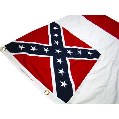 3rd National Confederate Flag Csa Cotton Flag 3 X 5 Ft Ultimate Flags