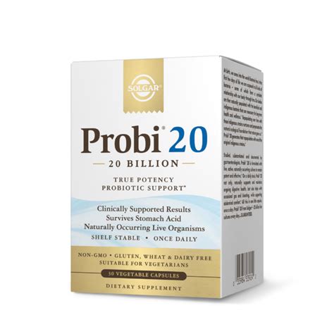 Probi® 20 Billion Vegetable Capsules | Digestive Health | Solgar